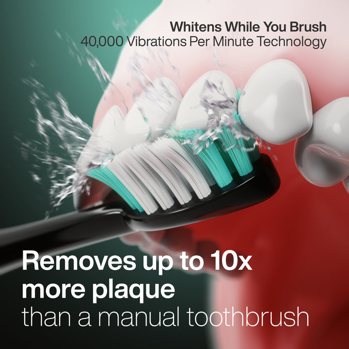 Black Series Sonic Whitening Toothbrush/ADA Accepted