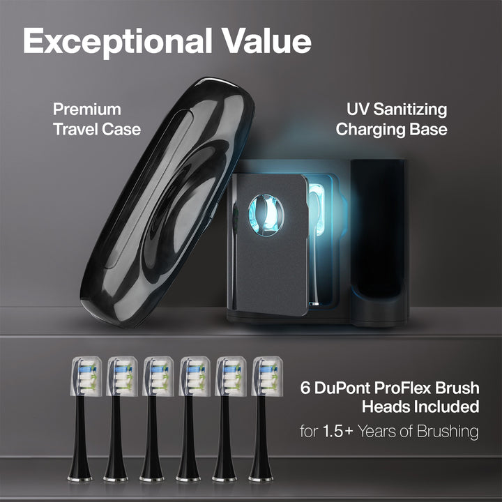Black Series Pro Sonic Toothbrush/ADA Accepted