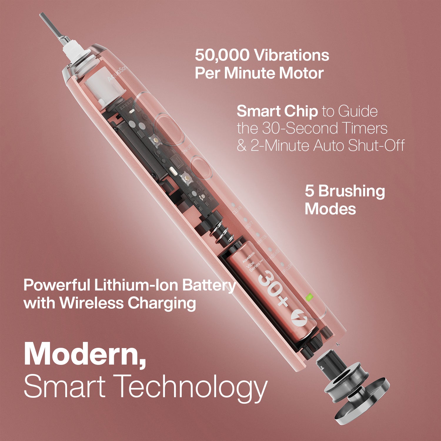 Vibe Series Pro Sonic Electric Toothbrush With UV Sanitizer