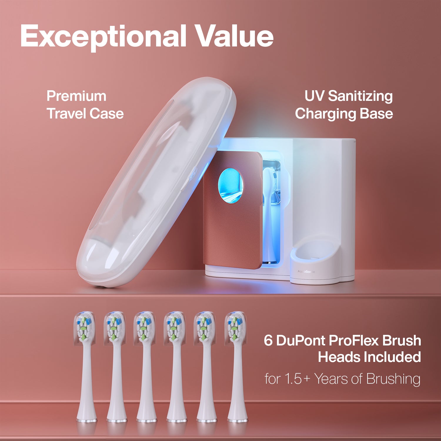 Vibe Series Pro Sonic Electric Toothbrush With UV Sanitizer