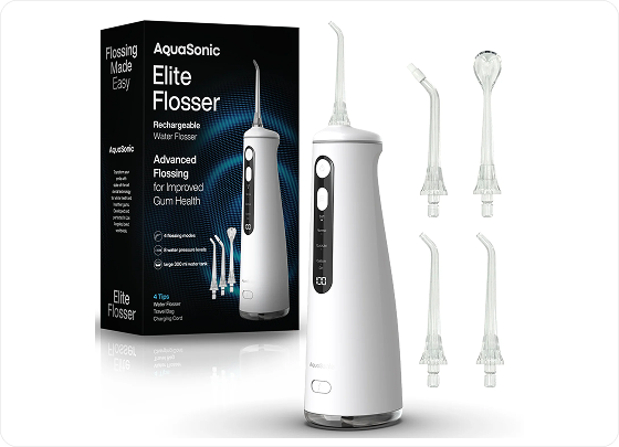 Elite Rechargeable Water Flosser with 4 Modes
