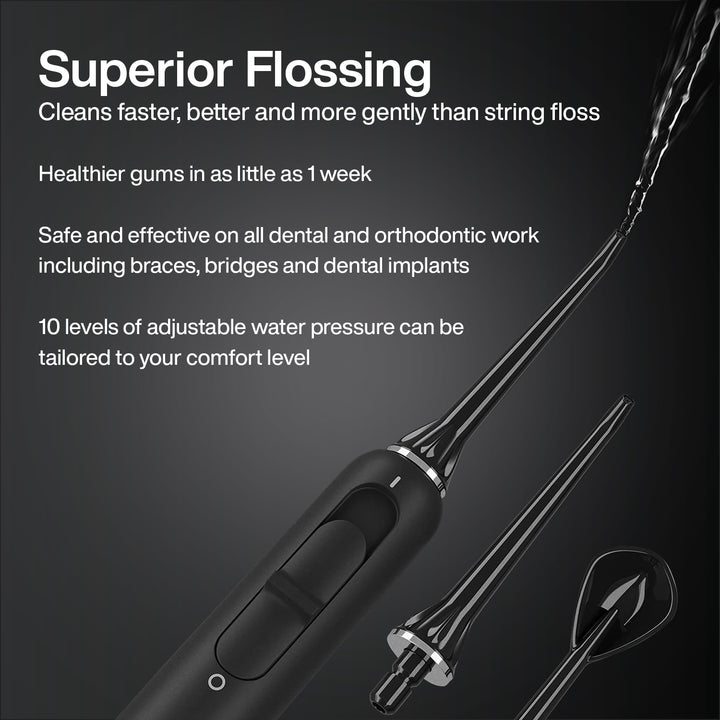 #color_black#Electric water flosser for healthy gums