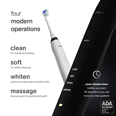 DUO SERIES PRO Sonic Toothbrush with UV Sanitizing Base/ADA Accepted