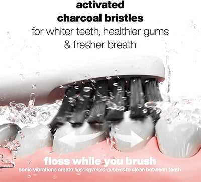 PULSE SERIES Activated Charcoal Whitening Brush Heads