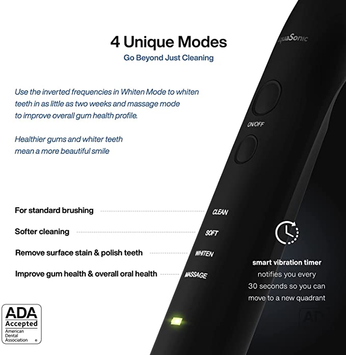 Black Series+ Sonic Toothbrush & Wireless Charging Glass/ADA Accepted