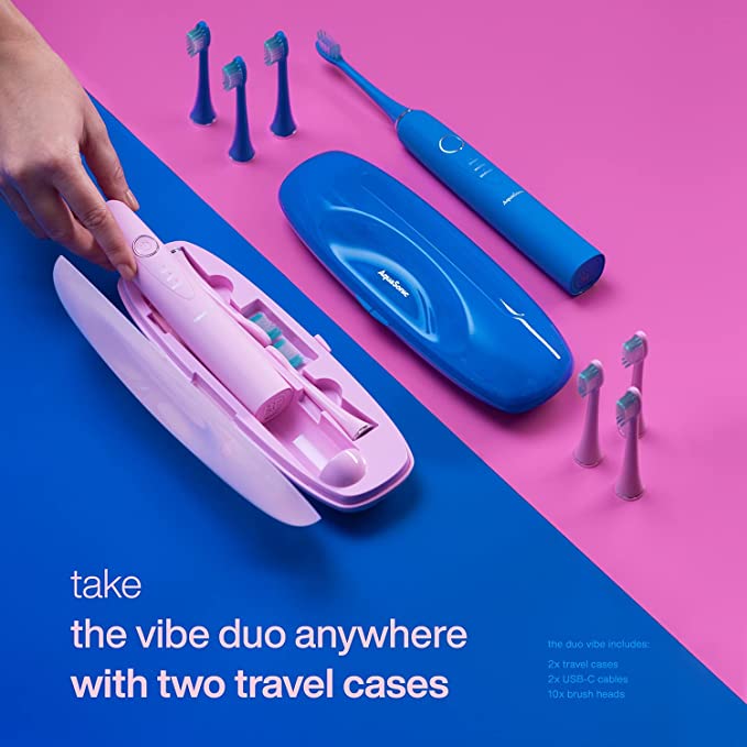 VIBE SERIES DUO Sonic Whitening Toothbrush/ADA Accepted